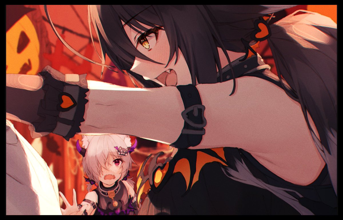 ハロウィンイラストのラフです。
シエンの方にラフ全体の記事を投稿しました、フォローのみで無料で見れますので興味のある方はプロフィールから是非。 