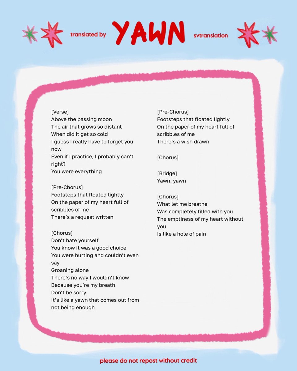 svtranslation hizo esto y yo se las quiero compartir pq es lo más profundo del mundo; cuando escuché el highlight medley pensé en esta posibilidad y hoy q lo confirmo me parece demasiado fuerte pq en toda la canción puedes sentir el sentimiento, es una carta a su hermoso amigo