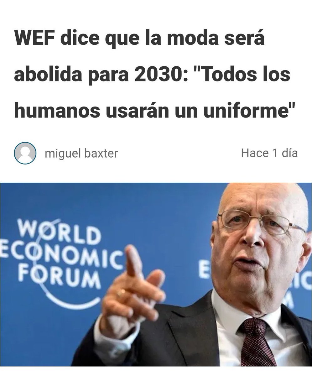 El modelo de los Agendistas perversos  es China comunista. Para llegar  necesitan poca educacion y politicos corruptos que se valgan de la poblacion sumisa, dependiente y adicta a la dádiva.  
Podemos optar y luchar por la LIBERTAD  o andar uniformados, con miedo y mirando al