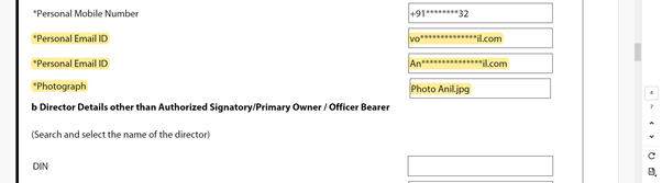 Parbatpatel97's tweet photo. In AGILE PRO, the email id of 3rd authorised person showing in tab of 2nd and no email id showing in 3rd person tab even though correct details entered.

Pls resolve on urgent basis.

FO_202310131159900 FO_202310141160835 FO_202310171163603 FO_202310181164975

@HelpdeskMCA21V3 https://t.co/mfQeCNXNZc