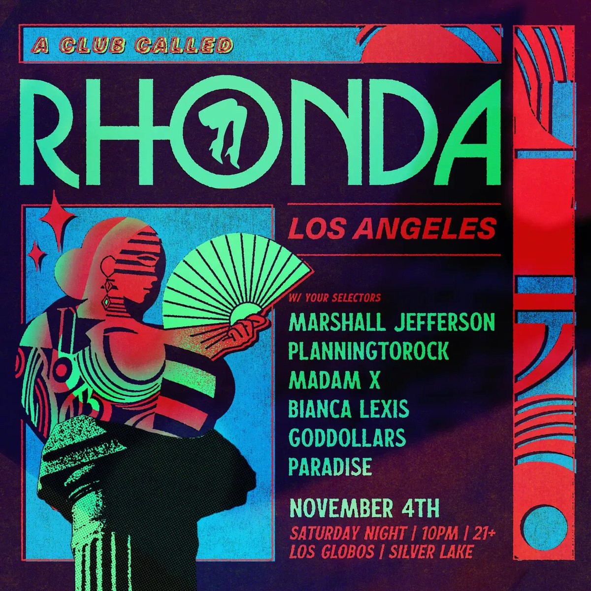 So excited to tell people about my next couple of DJ gigs in the USA!! I’ll be DJing at @RhondaINTL in San Francisco and Los Angeles on Oct 31 and Nov 4th!!! First time playing shows on the West Coast for Jammy! ra.co/promoters/7701…