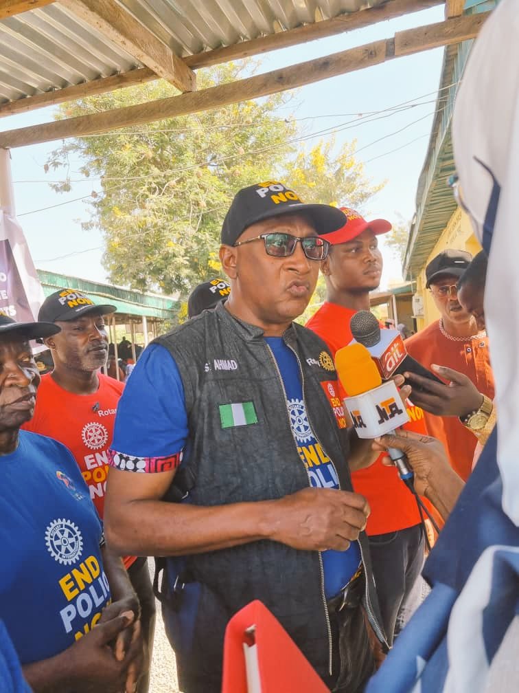 Rtr_Alausa's tweet photo. Arrival of Distinguish District Officials at the Opening program to End Polio Celebrate in Kano. The home of Rotary D9125 Nigeria.
#ENDPOLIO
#KEEPPOLIO@ZERO
#RIPDESIRE
@Rotary @rotary3170 @UgRotaryCancerP @EndPolioNow @NEOCAfghanistan @princemakatiola @Adetomiwa_01 https://t.co/bg77mWbGuG