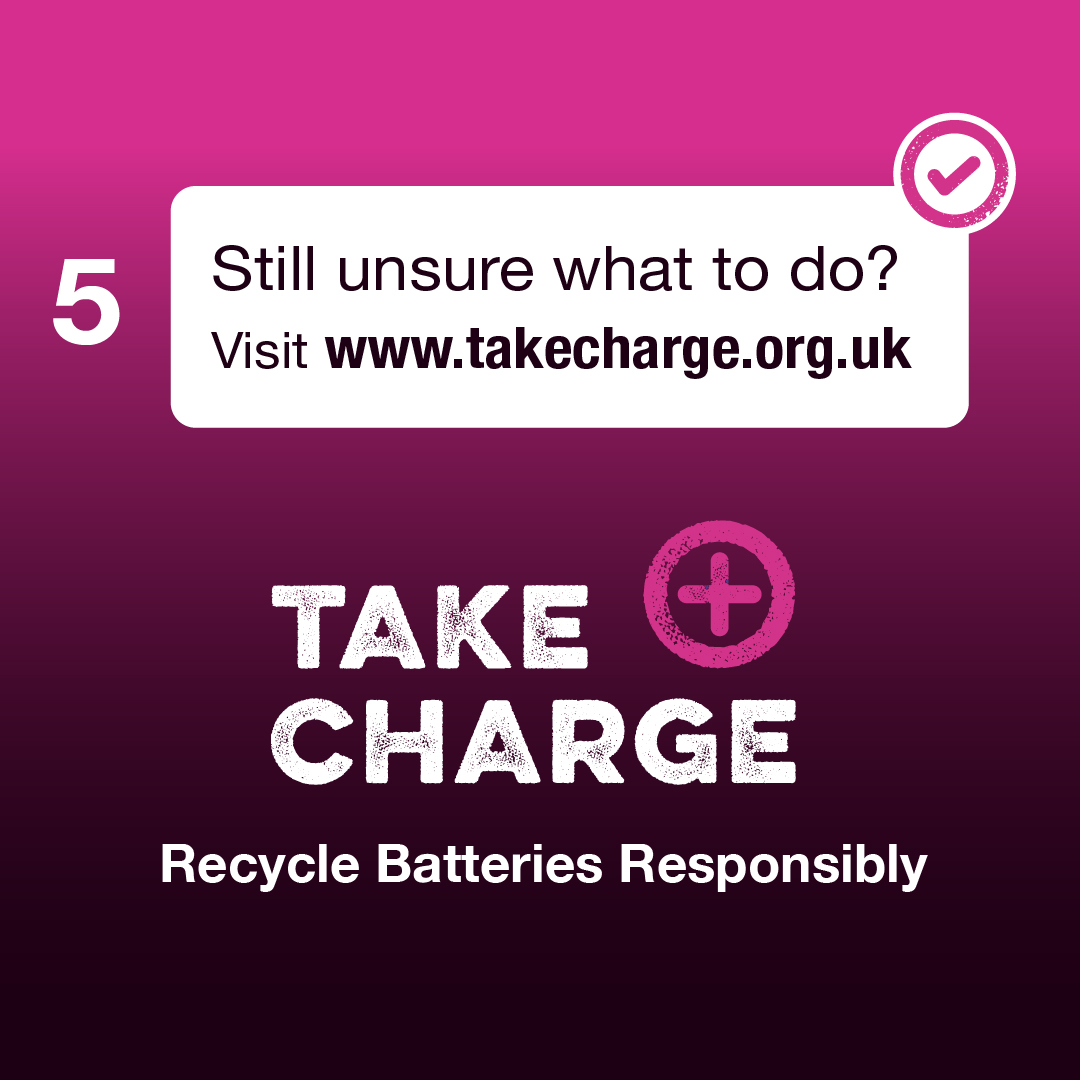 When theres no more life in your battery, it can still be positively lethal! Follow the #zombiebattery fighting tips @ takecharge.org.uk to stop them causing fires at your local recycling & waste facilities🧟👊🏼♻️ takecharge.org.uk #WhatsLurkingInYourBin #TakeCharge