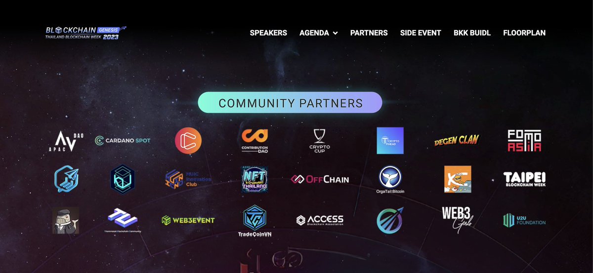 We talked on the subject of web3 and women last time👧💛
We support @BGTHOfficial this time too💛
Stay tuned🥰

🗓️November 11 - 12, 2023 
📍Bangkok, Thailand

For more details : blockchain-th.com
#BGTH2023 #TBW2023