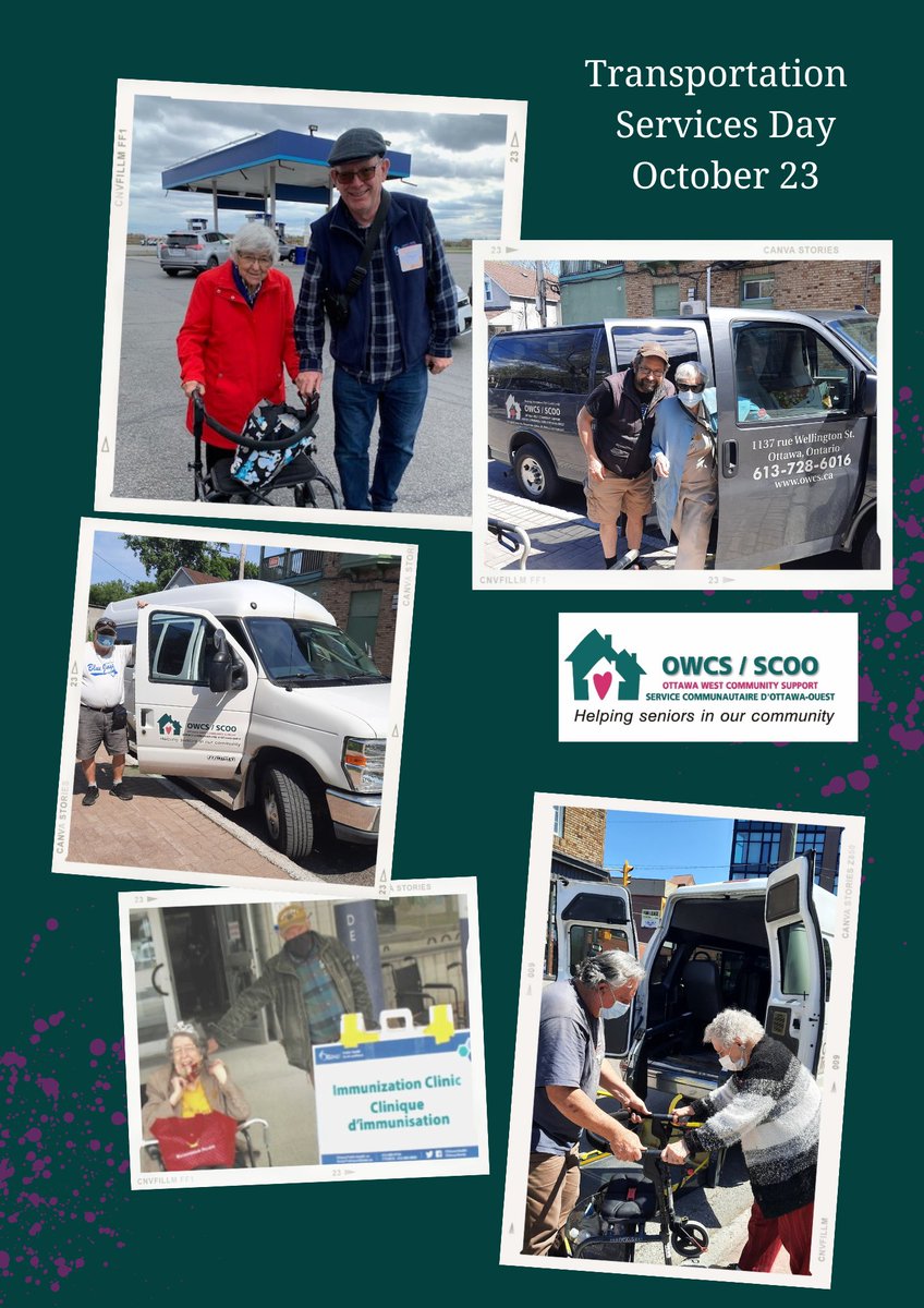 OttawaWestCS's tweet image. Today is Transportation Sevices Day!  This program ensures transportation is not a barrier to attending medical appointments, obtaining groceries, and joining social and health promotion activities.  Thank you to our volunteers and staff.  #CSM2023 #OWCSTransportation