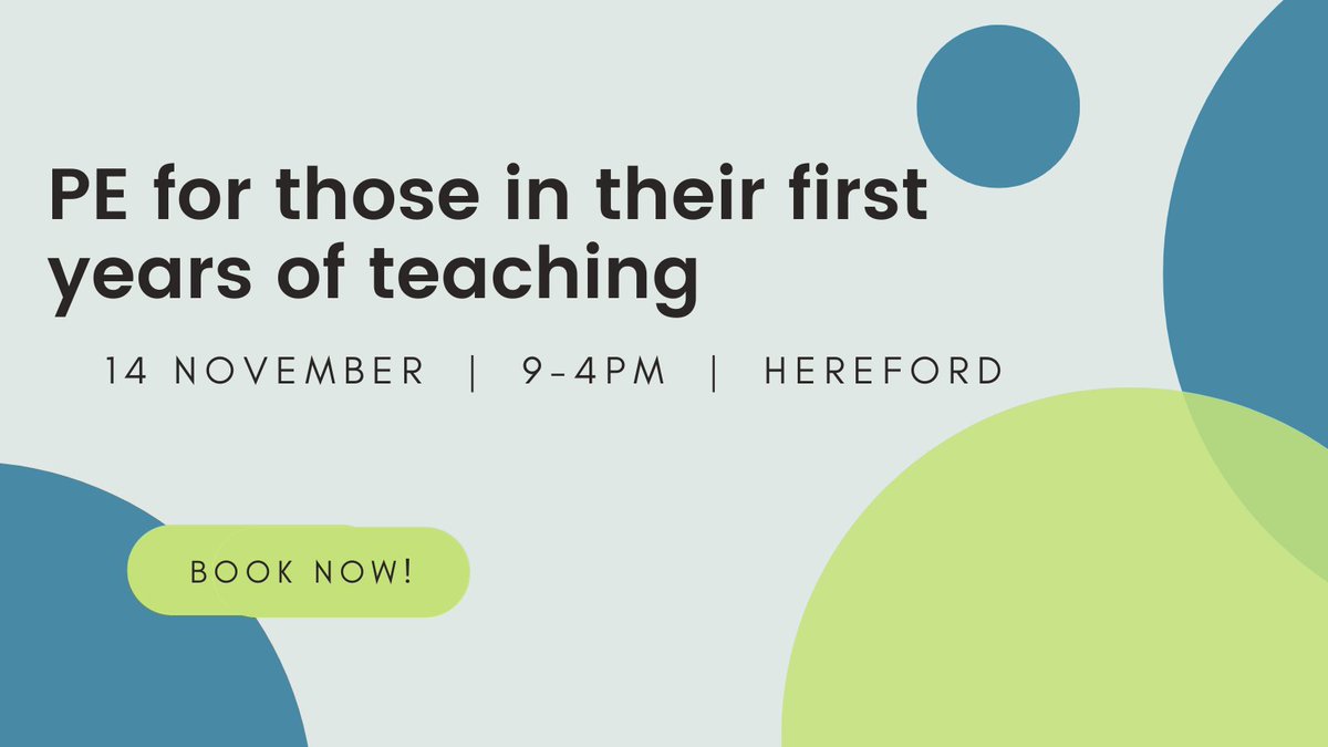 Last chance to book!⌛️
This practical CPD session will focus on developing knowledge and skills, as well as the confidence to deliver high quality PE in a primary school. 
For more information or to book visit: tinyurl.com/bd7afcs