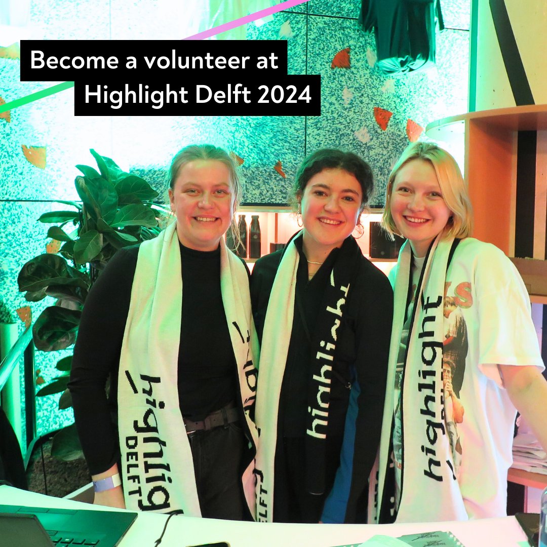 Become a volunteer at Highlight Delft 2024! Sign up now: tinyurl.com/mry9pvuy #Highlight #Delft #festival #technology