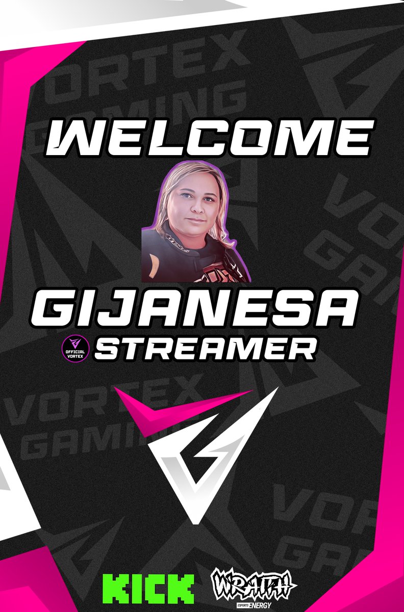 WELCOME - <a href="/GijanesaOnKick/">Gijanesa</a> to the Official VORTEX Streamer Roster.

Jane offers awesome #Fortnite Gameplay and is always positively vibing!
kick.com/gijanesa

Join the Discord to become part of our STREAMER Team! 
Discord.gg/Vortex-Gaming #streamer 

#streamers #community