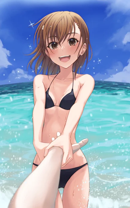 季節外れだけど水着のみこっちゃん