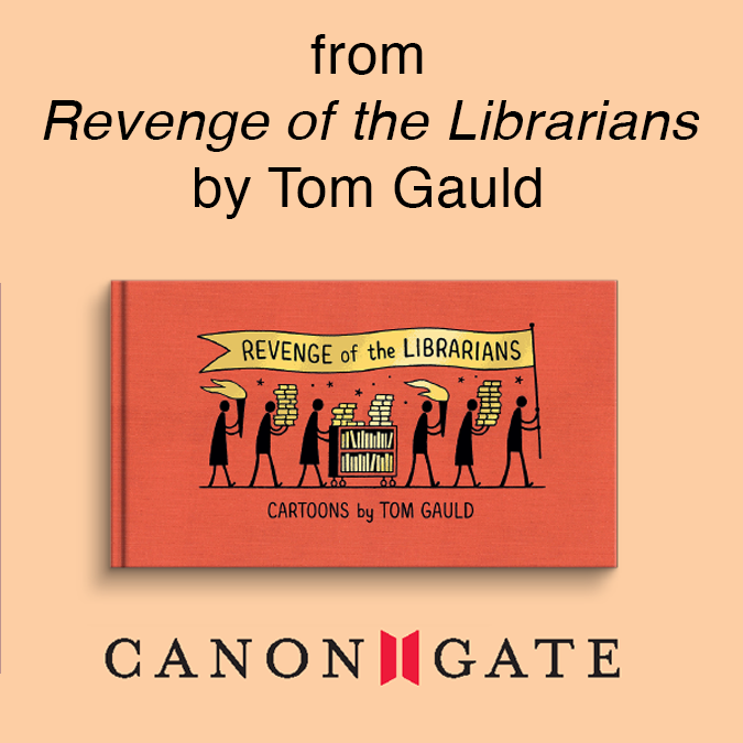 Tom Gauld (@tomgauld) on Twitter photo To celebrate my 'Revenge of the Librarians' book token design, <a href="/book_tokens/">National Book Tokens</a> have given me one £50/€50 book token to give away. Retweet this tweet today for a chance to win it. (UK and Ireland only) To celebrate my 'Revenge of the Librarians' book token design, <a href="/book_tokens/">National Book Tokens</a> have given me one £50/€50 book token to give away. Retweet this tweet today for a chance to win it. (UK and Ireland only)