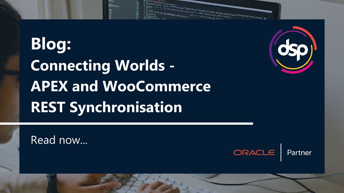 dsp_uk's tweet image. Integrating Oracle APEX with WooCommerce can streamline your operations, improve data accuracy and boost customer satisfaction. This blog provides a comprehensive guide to help you achieve this with REST APIs. Read now: bit.ly/4097DaX

#OracleAPEX #APEX #orclapex #Oracle