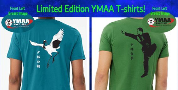 Time is running out. Get your limited edition YMAA T-shirts now, while you still can... buff.ly/3Fu7RQM 
#martialarts #ymaa #kungfu #taichi #taijiquan #qigong #chikung #tshirt #tshirts #organiccotton #workout #limitededition #gongfu #dryangjwingming #whitecrane #shaolin