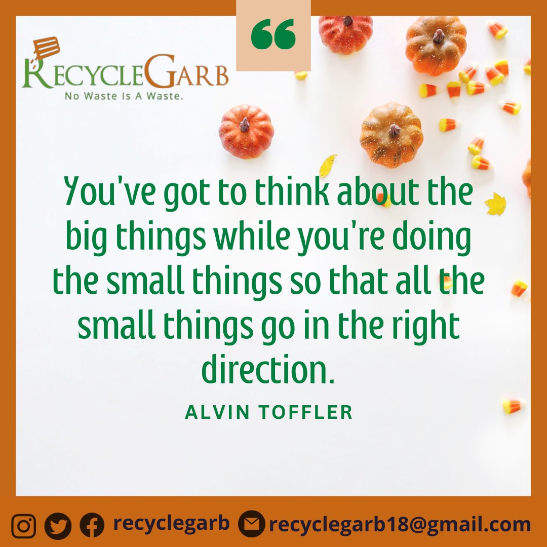 Dream big, but do not ignore those small  actions that will pave way for the actualization of your dreams 👌

Have a splendid week ahead!🤗👍

#Mondaymotivation 
#NewWeek 
#EcoConsciousness #TogetherWeCan #EndPlasticPollution #Rethink #Refuse #Reduce #Reuse #Recover #Recycle