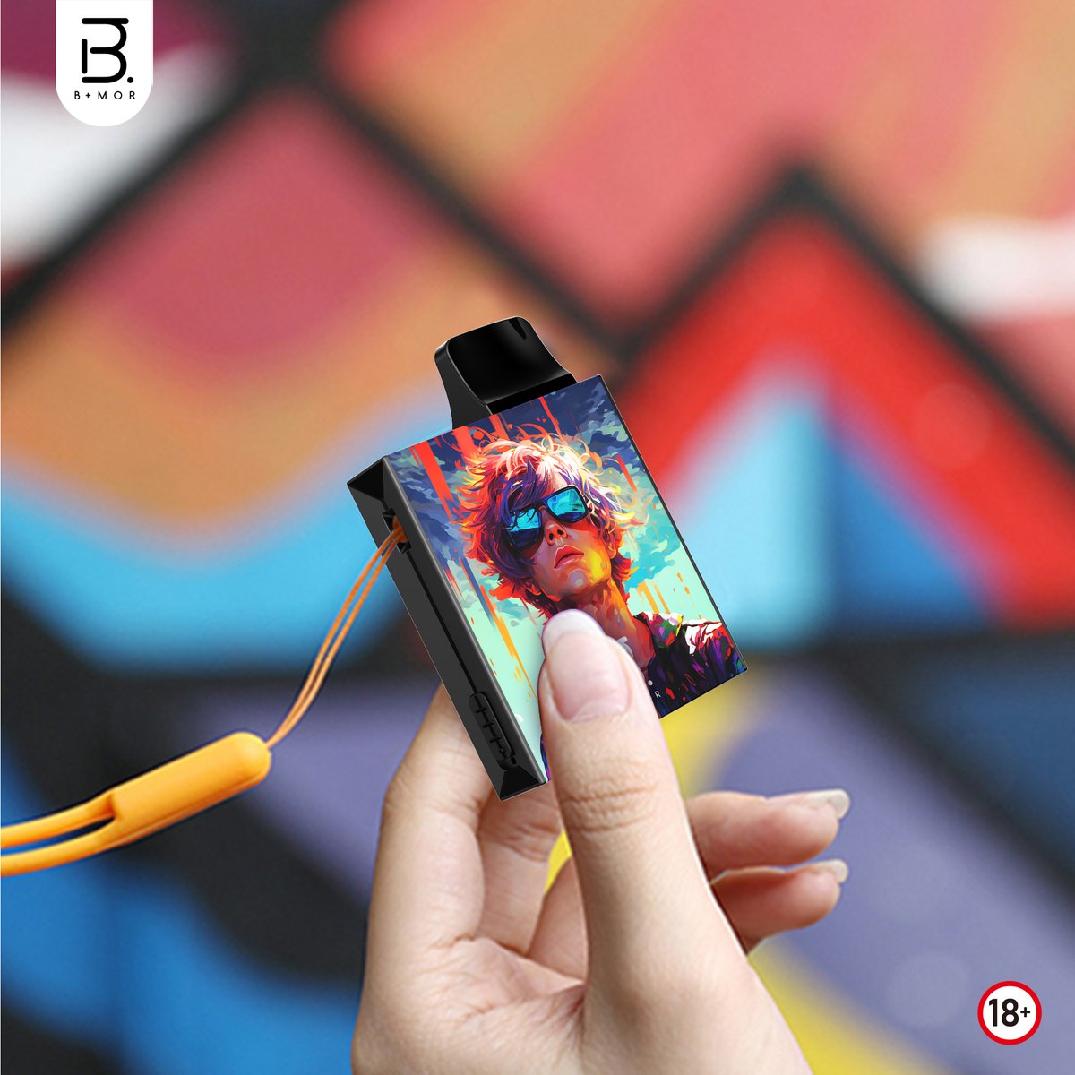 Designed with a metal box body of 12.3mm thick, like a chocolate in your hand. You can also choose a lanyard to carry it.

#Bmor #Bmorvape #BmorYO600Pod #vapes #vapelife #podkit #podsystem