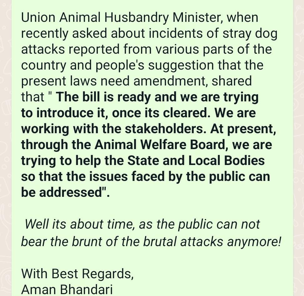 AMANBHANDARI4's tweet image. VERY SAD NEWS!!! The increasing menace of street dogs on city roads has claimed another LIFE!!! It&apos;s time the present laws NEED amendment - Public CAN NOT bear the brunt of the brutal attacks anymore!!!