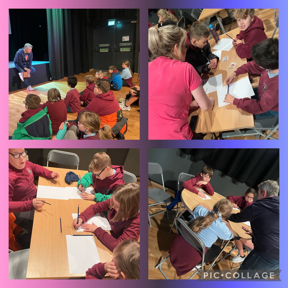 Scriptwriters of the future! A fantastic workshop for Bl. 5 a 6 at Yr Egin <a href="/S4C/">S4C 🏴󠁧󠁢󠁷󠁬󠁳󠁿</a>