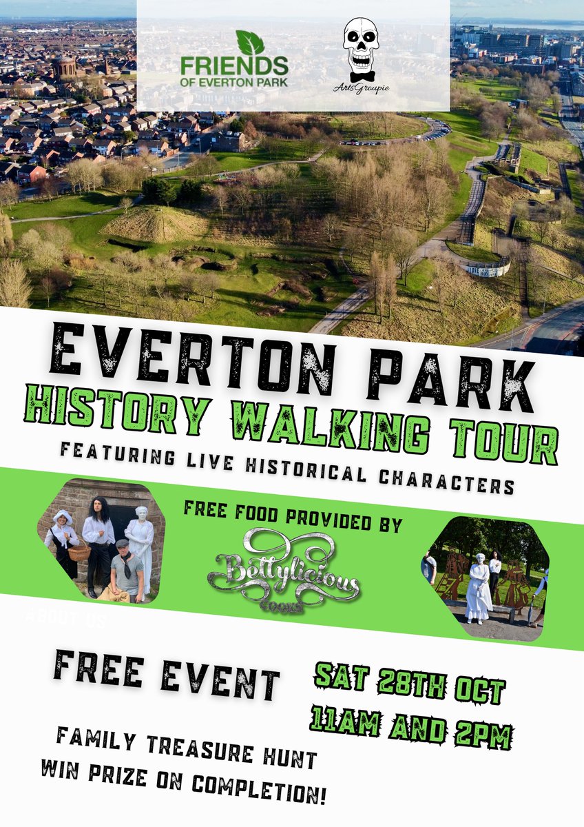 We have a fabulous FREE family half-term TREASURE HUNT &amp; history tour scheduled for THIS Saturday in Everton Park - see attached poster and eventbrite link below.

eventbrite.com/e/prince-ruper…