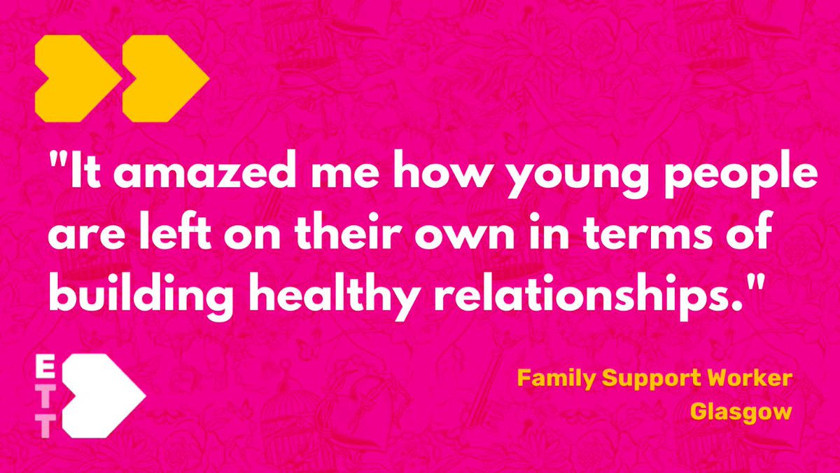 Train in Escape the TRAP!

Our next online training is 13th, 14th, 17th November 9:30am-4:30pm. Our programme supports those working with young people to deliver the tools and knowledge they need to protect themselves against relationship abuse. Book now: form.jotform.com/202923519636055