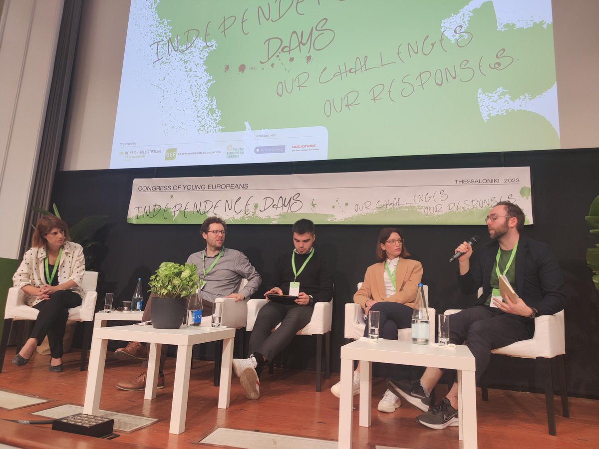 GEF_Europe's tweet photo. A young person has the right to afford building a life for themselves, independently. 

Thanks to the participants from all over EU that took part on the 8th Congress of Young Europeans (Thessaloniki) on the topic of Independent living : the defining struggle of this generation🌆 https://t.co/l8mrQ7APGt