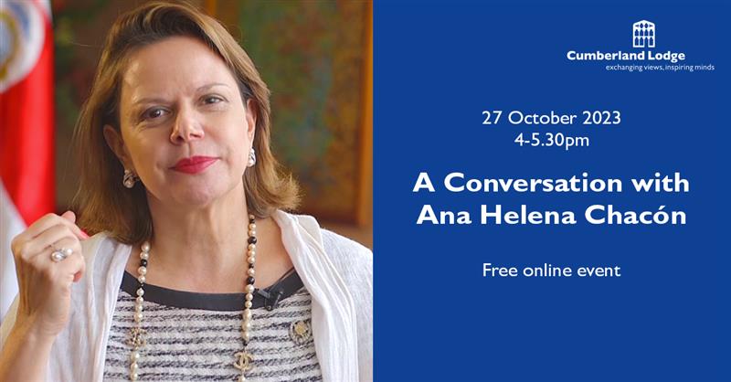 Join us online on Friday 27 October as we welcome the former Vice President of Costa Rica for a Cumberland Conversation. Ana Helena Chacón will discuss some of the key issues she has championed during her career, including gender rights, social policy, and poverty reduction.