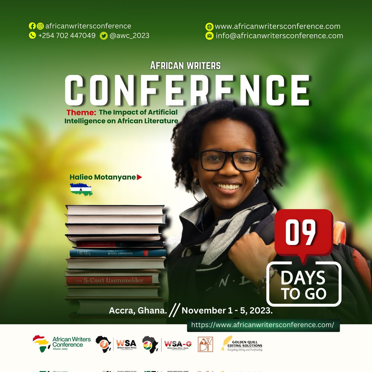 AWC2025's tweet image. 9 days ⏳

#awc2023
#countdowntoawc
#ghana