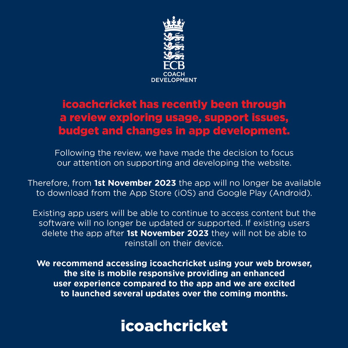 ECB Coach Development tweet media