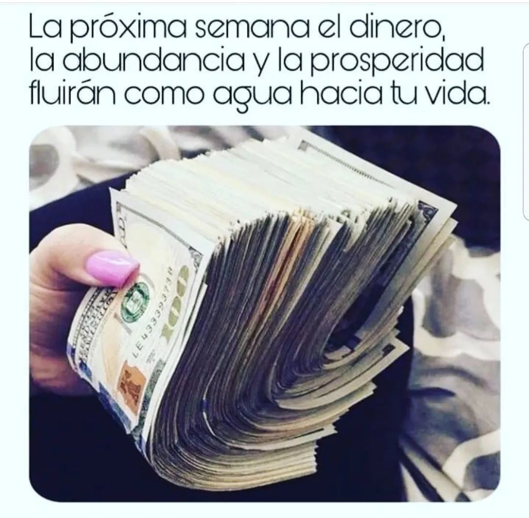 PiensaPositivoR's tweet photo. 🌟✨Vibro en Abundancia🌟✨

✨💰Abundancia y Prosperidad💰✨

🙏💰Decreta: HECHO ESTÁ💰🙏 https://t.co/NTS7CrYTIm