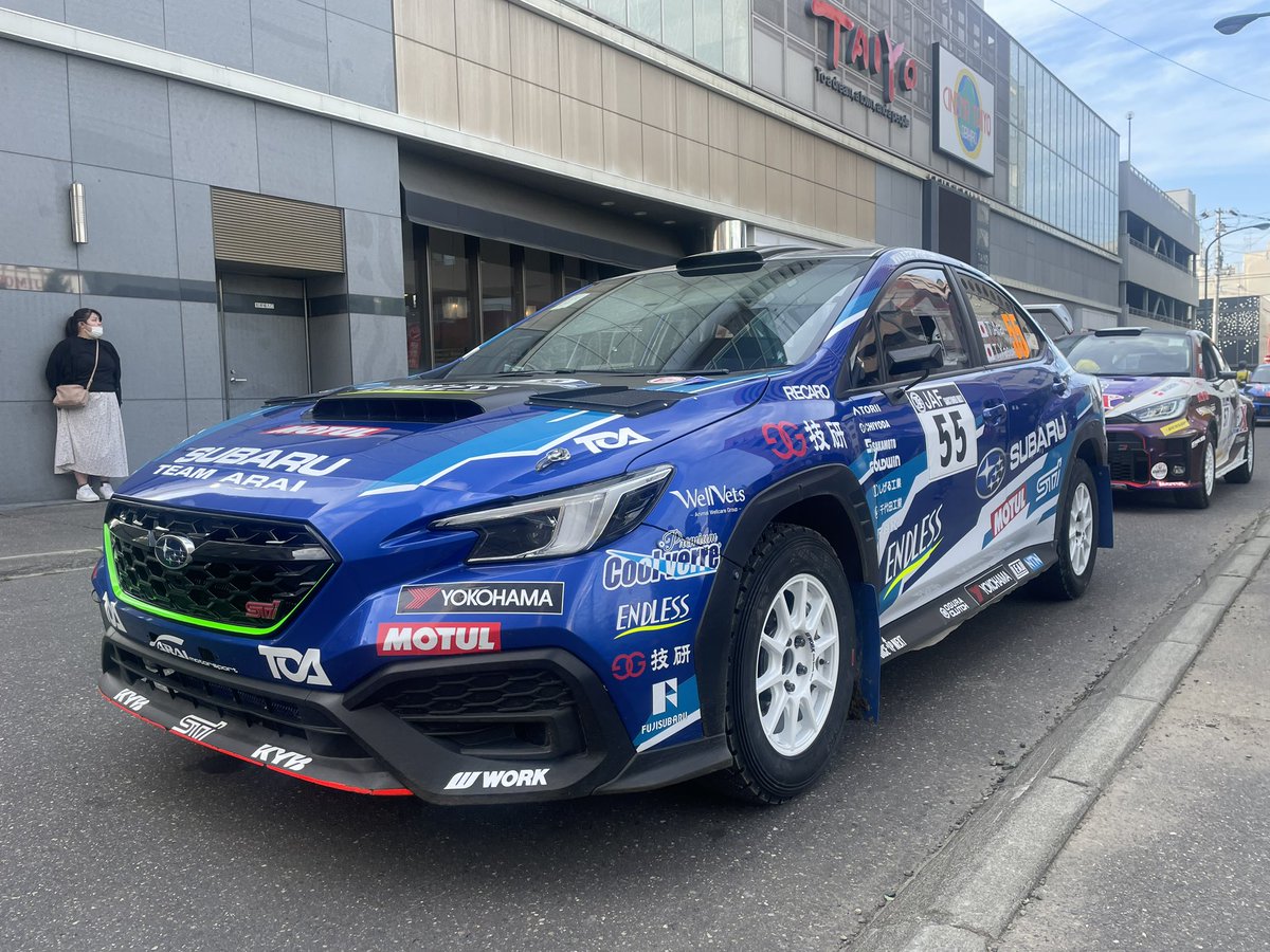 FORUM8 #RallyJapan 2023 国内カテゴリのJRCar1クラスにNo.34 SUBARU