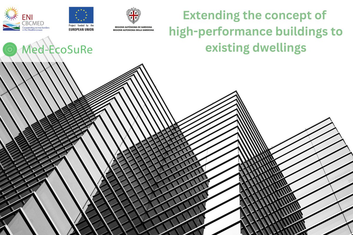 📚💡Read our latest scientific publication "extending the concept of high-performance #buildings to existing dwellings" 

✅Findings reveal that existing buildings' primary #energy demand can be reduced by 𝟓𝟕%, with #savings reaching up to 𝟕𝟓% 

👉enicbcmed.eu/med-ecosure-ex…