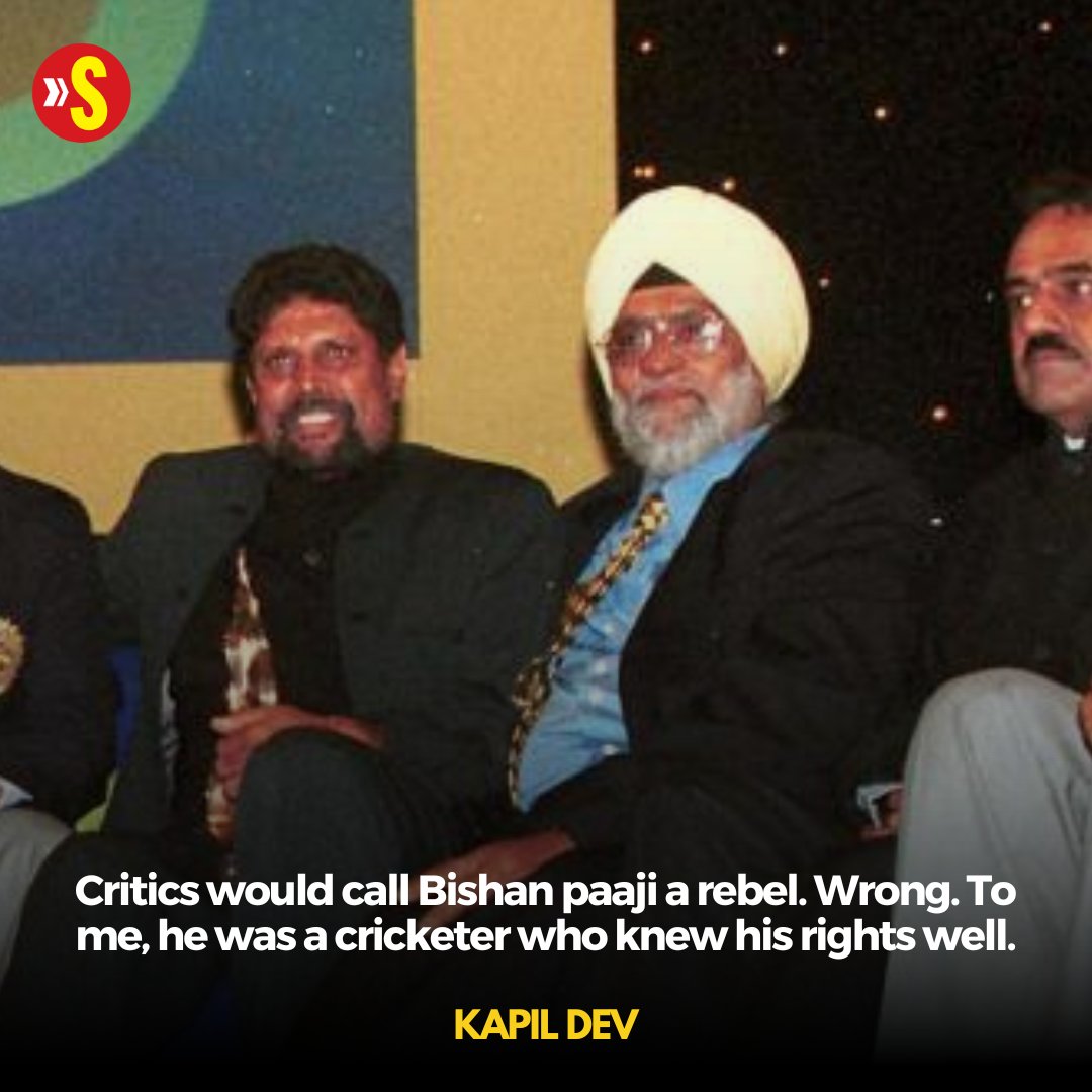 From @sachin_rt to Gavaskar to Kapil to @anilkumble1074, Bishan Singh Bedi was loved and respected across generations of Indian cricketers. Celebrating the 'Sardar of Spin' ➡️ bit.ly/3FrcTx4