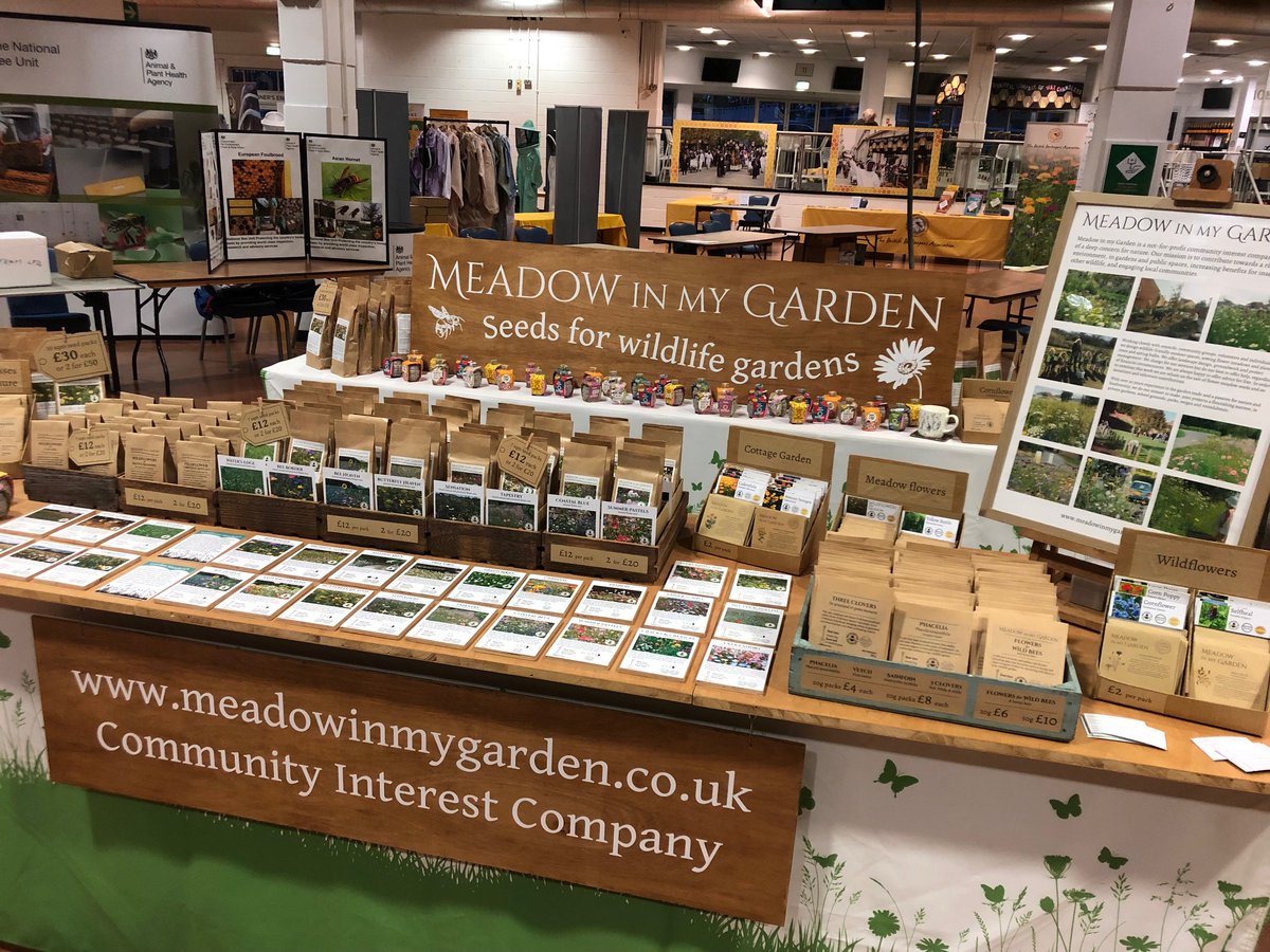 See us again at the National Honey Show this week - Gold Cup Suite 14:30 on Thursday 21st October honeyshow.co.uk/lecture-conven… #NationalHoneyShow #bees #wildflowers #seeds #biodiversity #wildlifegardening #communitygardening #GardeningX @nathoneyshow