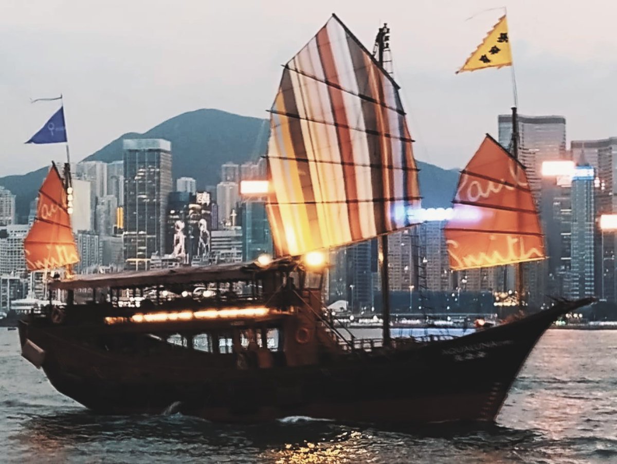 Aqua Luna, one of the Hong Kong's last remaining junk boats, adds an authentic touch to an exploration of the city. #letsgoeverywhere #travel #passionpassports