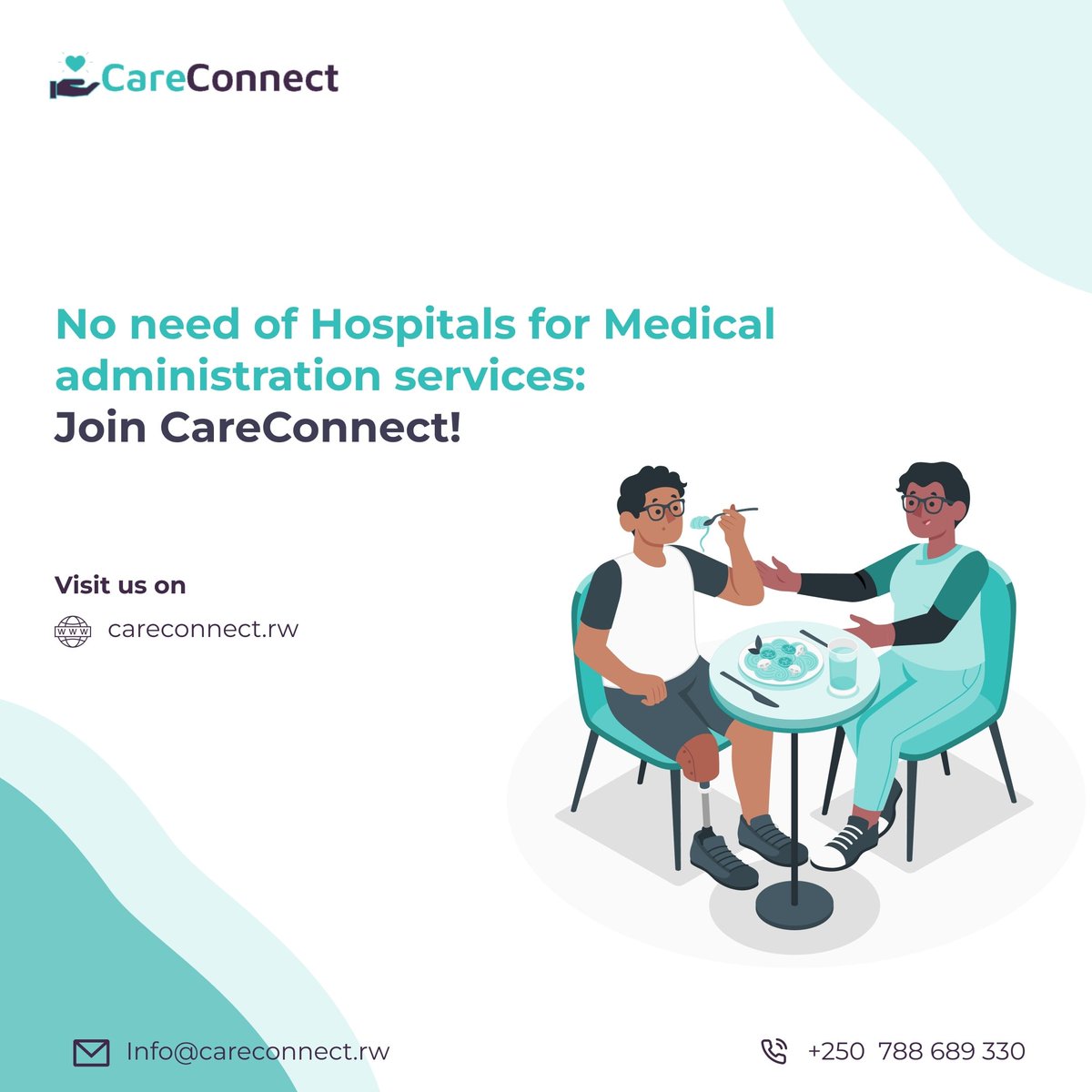 Skip the hospital trips with CareConnect! Our healthCare-givers professionals come to you, ensuring safe and accurate medication administration. Join #CareConnect now for healthcare giving services. #HealthcareAtHome