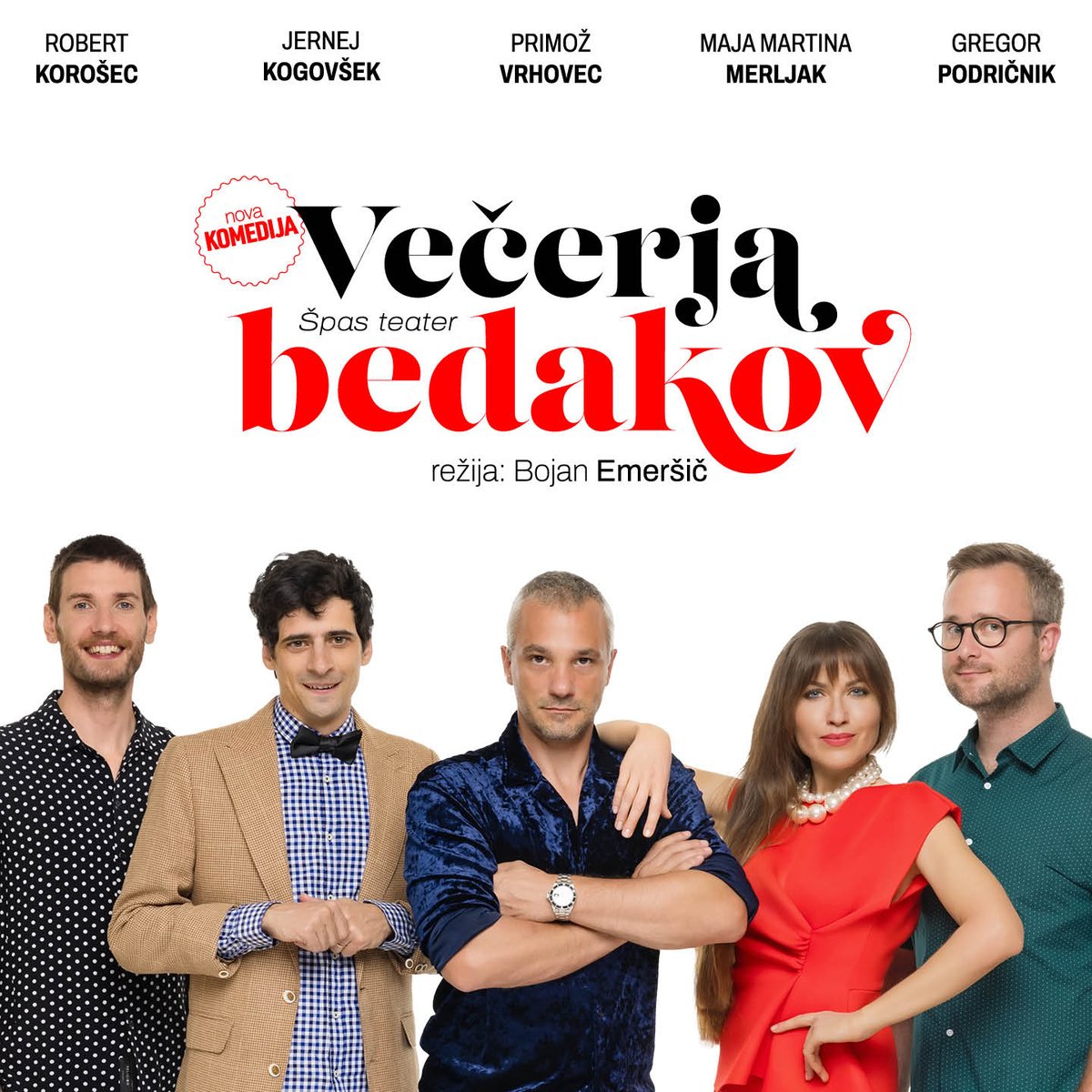 🎭 Si predstavljate kaj se zgodi, ko se na večerjo povabi bedaka svetovne klase? :)
Nova odlična komedija VEČERJA BEDAKOV po štirih razprodanih  prvih predstavah, že na turneji po Sloveniji - ne zamudite svetovne uspešnice: tinyurl.com/j2k6y89y