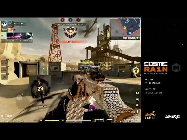 ImCosmicRa1n's tweet photo. Clan Wars 10V10 Rust 136 Kills - JAILBREAK Clan - Call Of Duty Mobile

#codm #codmgunsmith #CallofDuty
#callofdutymobile #CoDMobile
#clanwars #codmloadout

https://t.co/qNwWZwGAMq https://t.co/z3KC6ax7cY