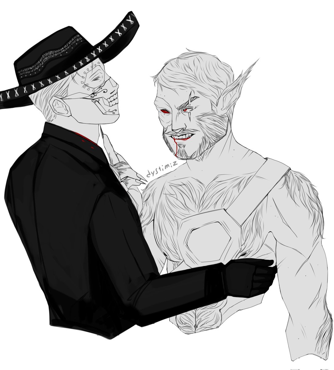 dystimiz's tweet photo. #KanoMK #ErronBlack #RaidenMK #FujinMK #MortalKombat11 https://t.co/L5py7qMdS5