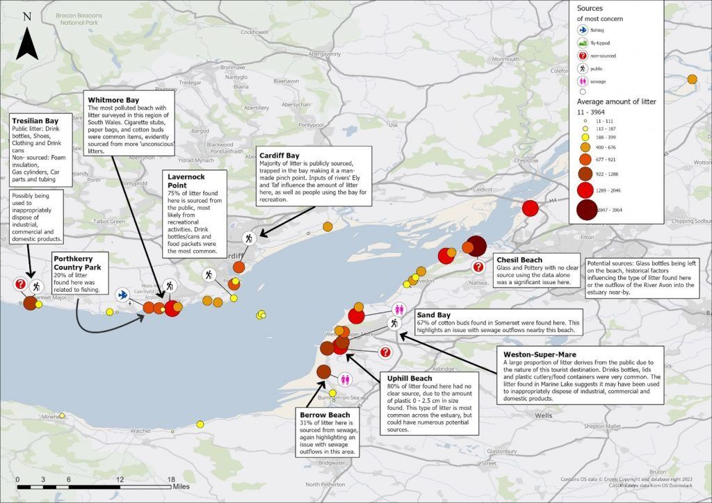 SevernEstuary's tweet image. We recently had a CUROP student from Cardiff University publish a report analysing the data we collect on out Big Beach Cleans. To find out what sort of debris washes up on the estuary , and how your input matters, read the summary of the report here: buff.ly/3SadBXm