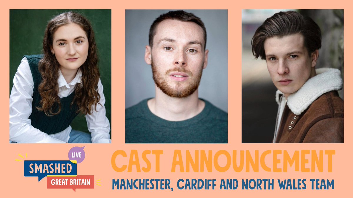 #SmashedGB is delighted to welcome <a href="/hannahnovell0/">Hannah Novello Bianchi-Jones</a> @harrireesjones @sion8hurford who will be touring #SmashedLive this November in Manchester, Cardiff and North Wales, delivering our unique theatrical #alcoholeducation experience into schools.