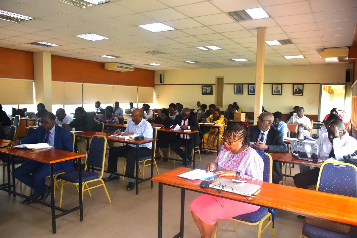 Members of the Research Ethics Committee and  UMI staff  have been given a Pre-test /Exam which has been conducted by Ms. Irene Seryazi.