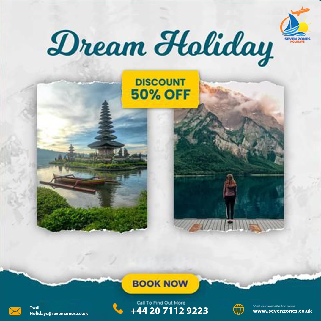𝐂𝐡𝐞𝐚𝐩𝐞𝐬𝐭 𝐇𝐨𝐥𝐢𝐝𝐚𝐲𝐬 𝐏𝐚𝐜𝐤𝐚𝐠𝐞
'Unlock the World on a Budget with Our Cheapest Holidays Package! .✈️ Dive into affordable travel adventures that won't break the bank.
☎️ 02071129223
#DiscountedHolidays #EscapeAndExplore #GetawayDeals