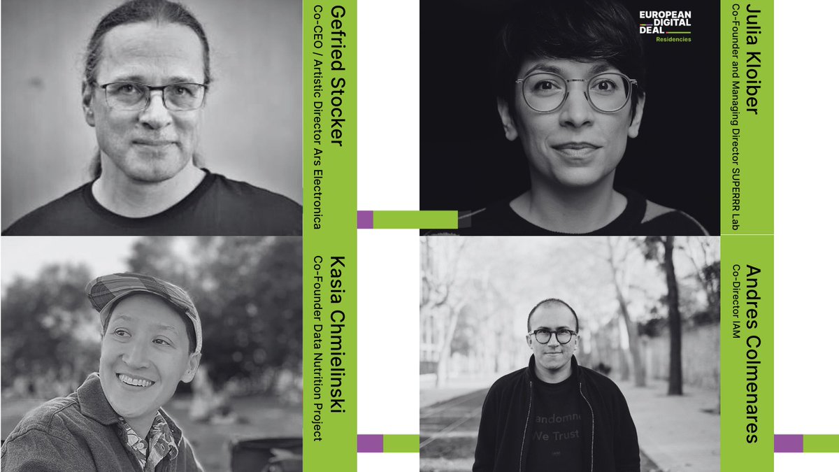 ArsElectronica's tweet image. What's new(s)? - the #artistresidency part of #eudigitaldeal - brings together a group of experts to support the artist in their research.
More information at bit.ly/48lVTWp