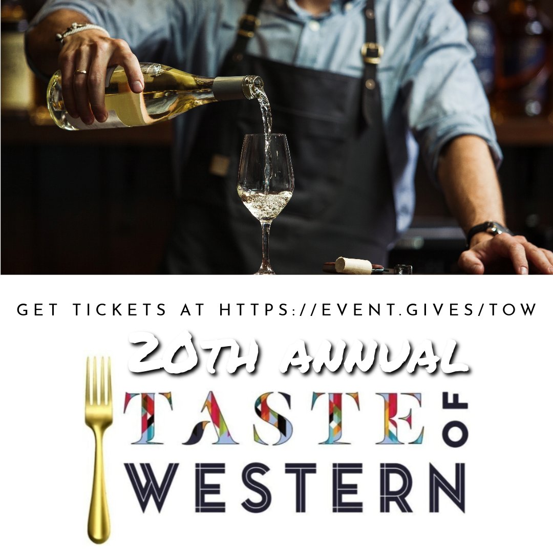 Looking for a tasty treat this week? Come to The 20th Annual Taste of Western THIS Thursday, Get a “Taste of Western” that only happens ONE TIME a year! 
Buy tickets at event.gives/tow

#westernavenueokc #tasteofwestern #20foodanddrinkvendors #thankyousponsors