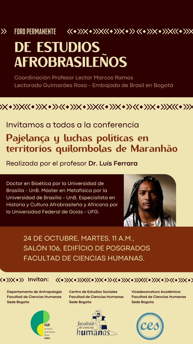 ¡EL Centro de Estudios Sociales extiende invitación a participar!