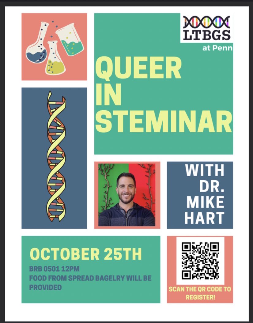 Join us for queer in steminar on Wednesday!