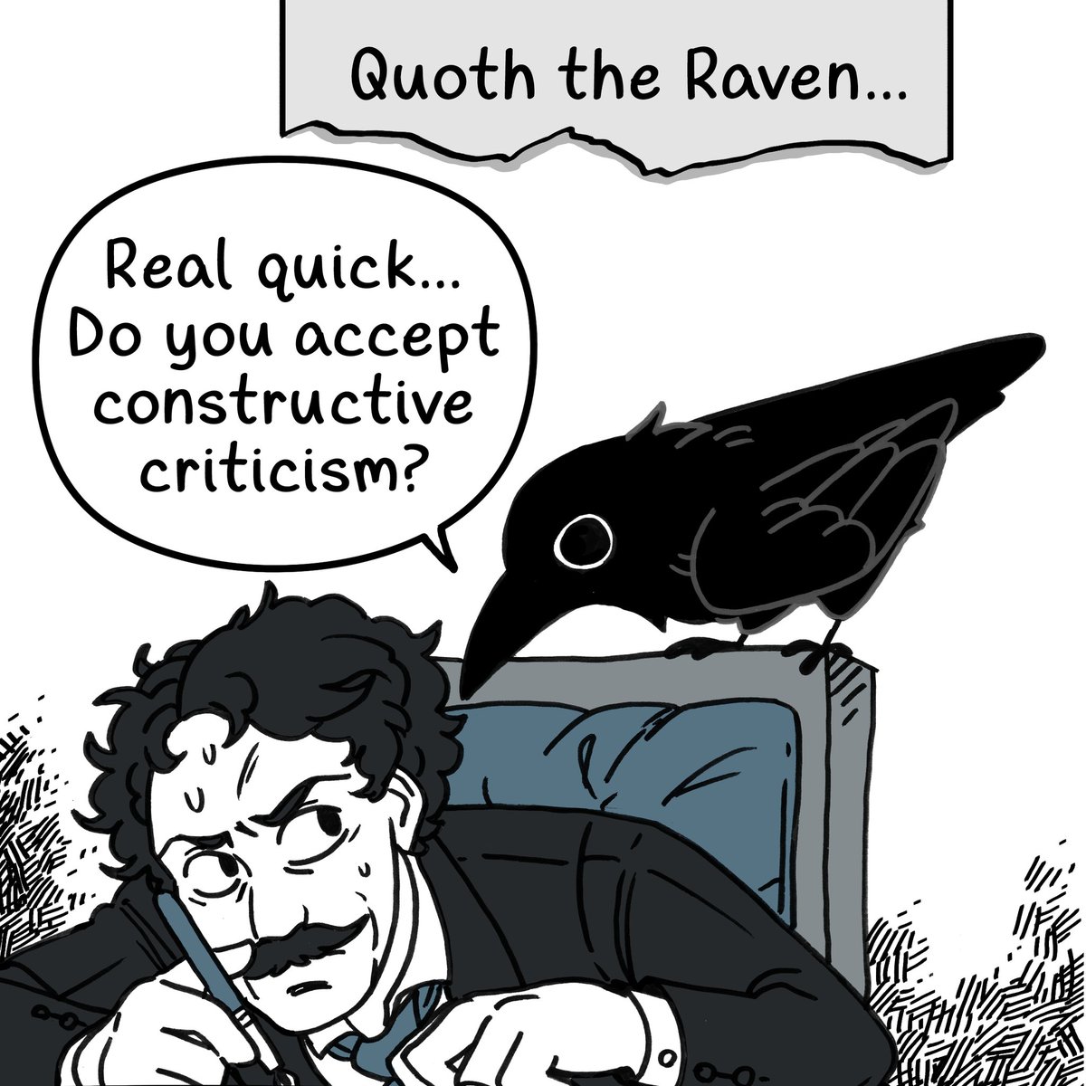 New Crow Time 📖🖋 Edgar Allan Poe [2/2]