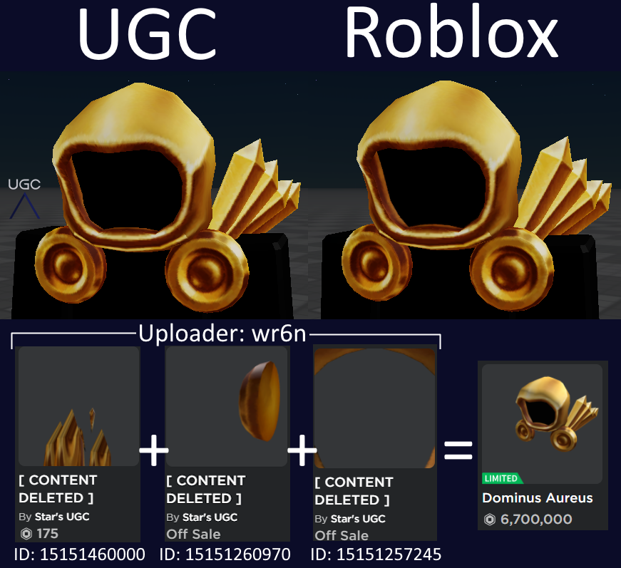 Peak” UGC on X: UGC creator wr6n uploaded a 1:1 copy of the