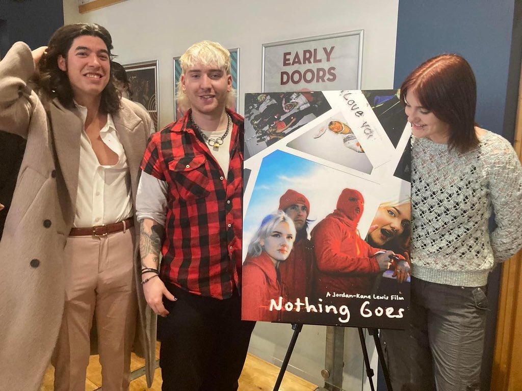 Jordankanelewis's tweet photo. Thanks to everyone who came to the Nothing Goes cast and crew screening. I hope the film was what everyone expected but with a twist π₯
On to the festival circuit wish us luck ππ€π»
#Nothinggoes #nothinggoesfilm #sheffieldshowroom https://t.co/UFReGMyZpx