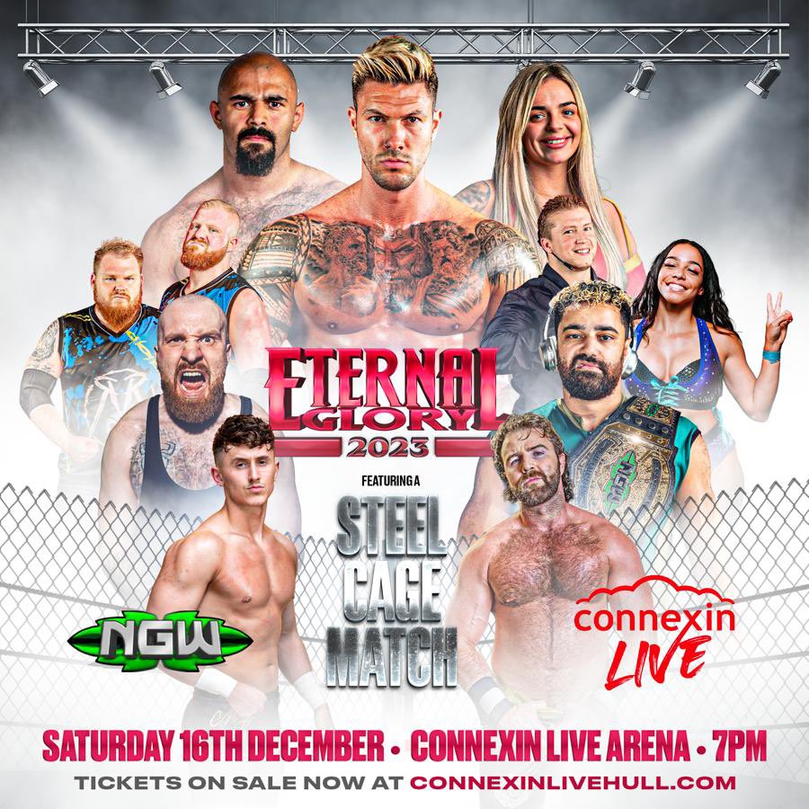NGWrestlingUK's tweet photo. Official artwork reveal!

Less than two months now until we hit Connexin Live Arena for our biggest show ever! @connexinlive 

Have you got your tickets? 

https://t.co/dwmxcuHPMh https://t.co/MIgSZ3rSdP
