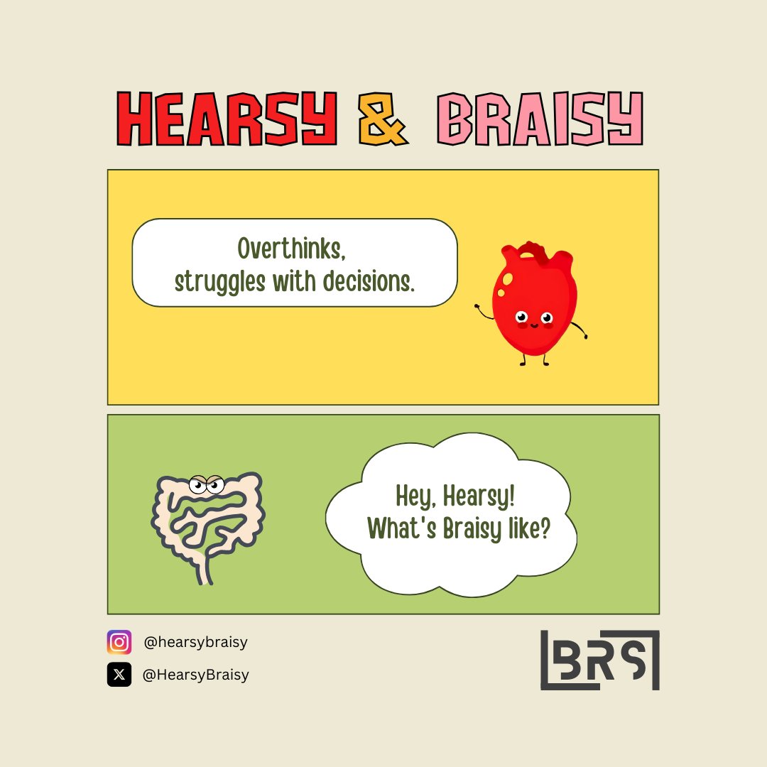HearsyBraisy's tweet photo. #hearsybraisy #overthinks #decisions #gooddecisions #hello #happy #happyworld #hearsy #braisy #love #ideas #heart #brain #reel #reels #emotions #freestyle #salvemondo #friendship #art #BRS https://t.co/j9P1v4KXSd