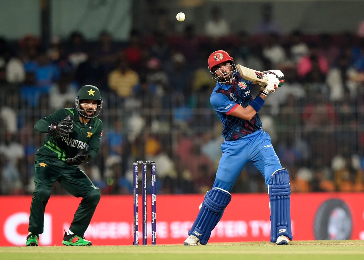 NaveedNoormal's tweet photo. Long awaited! 
Historic moment in cricket as #Afghanistan secures a thrilling victory against #Pakistan in a nail-biting match! 🏏🇦🇫 What an incredible display of talent and determination on both sides. #AFGvsPAK #CricketHistory https://t.co/pjK9l3hQIx